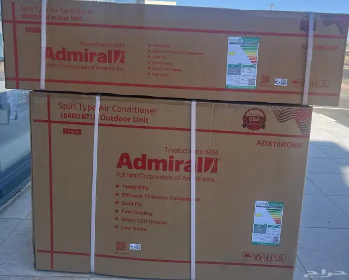 مكيفات أدميرال سبليت جداري الجديد كليا 1