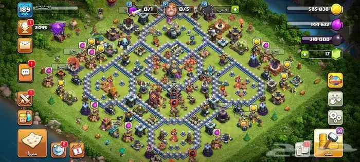 قرية كلاش اوف كلانس جميع التونات 3