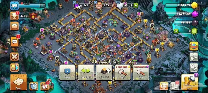 قرية كلاش اوف كلانس جميع التونات 9