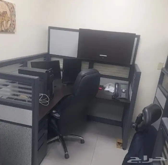 وحدات عمل بارتشن ورك ستيشن ثنائي ورباعي و كراسي مكتبي مريح 11