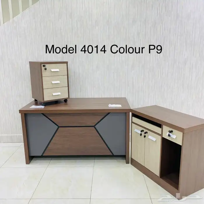 office furniture مكتب سكرتير دولاب كراسي و مكاتب طقم موظف 7