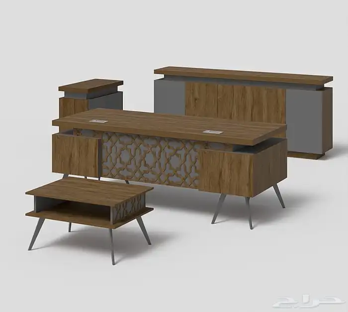 office furniture مكتب سكرتير دولاب كراسي و مكاتب طقم موظف 53
