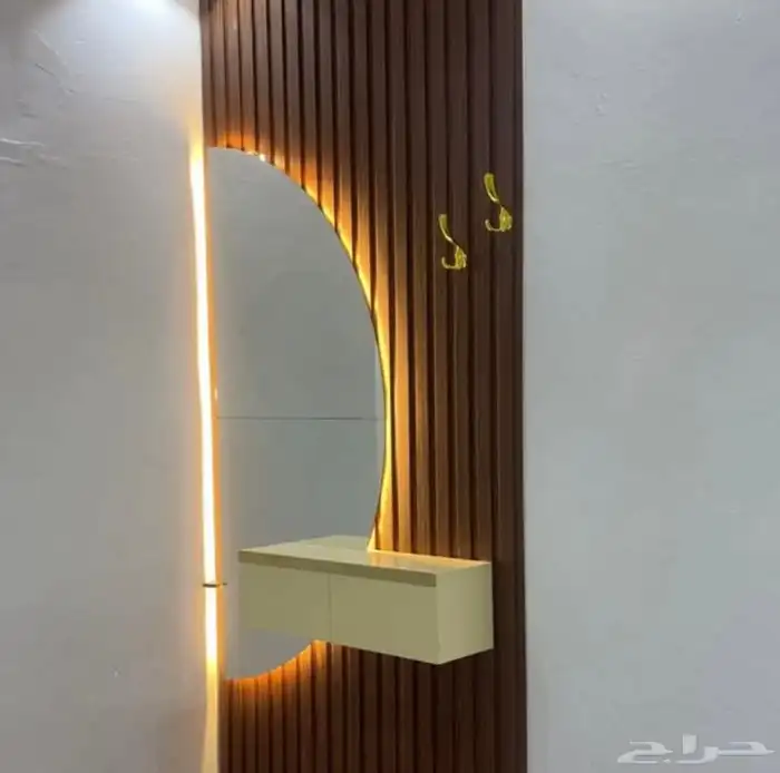 تفصيل غرف نوم تركيب ديكورات الخشبية 9