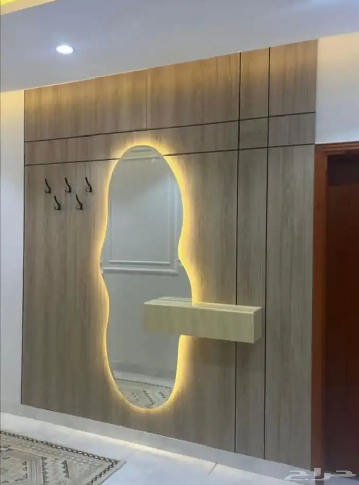 تفصيل غرف نوم تركيب ديكورات الخشبية 11