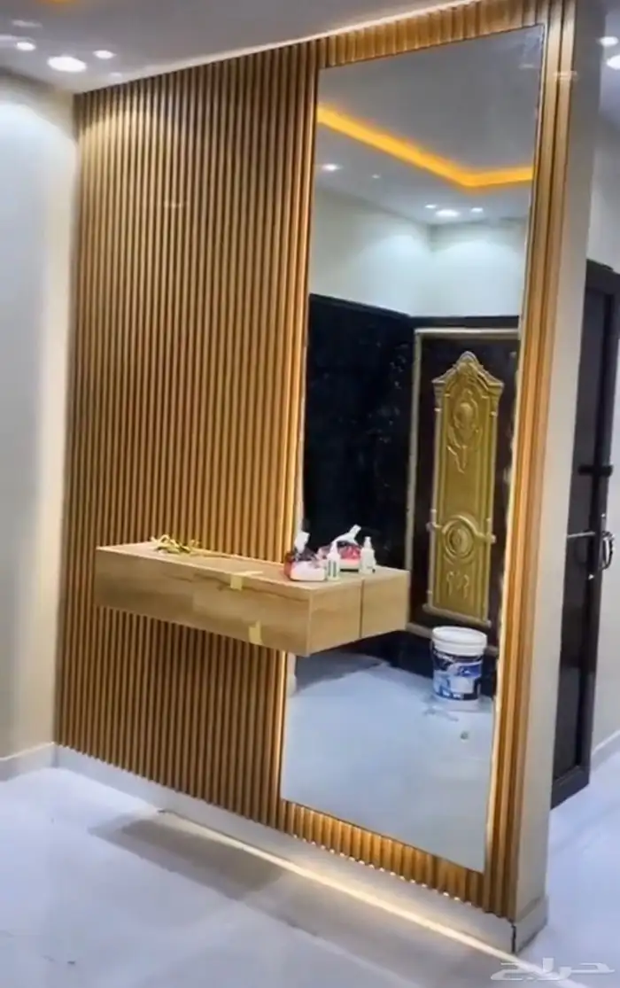 تفصيل غرف نوم تركيب ديكورات الخشبية 10