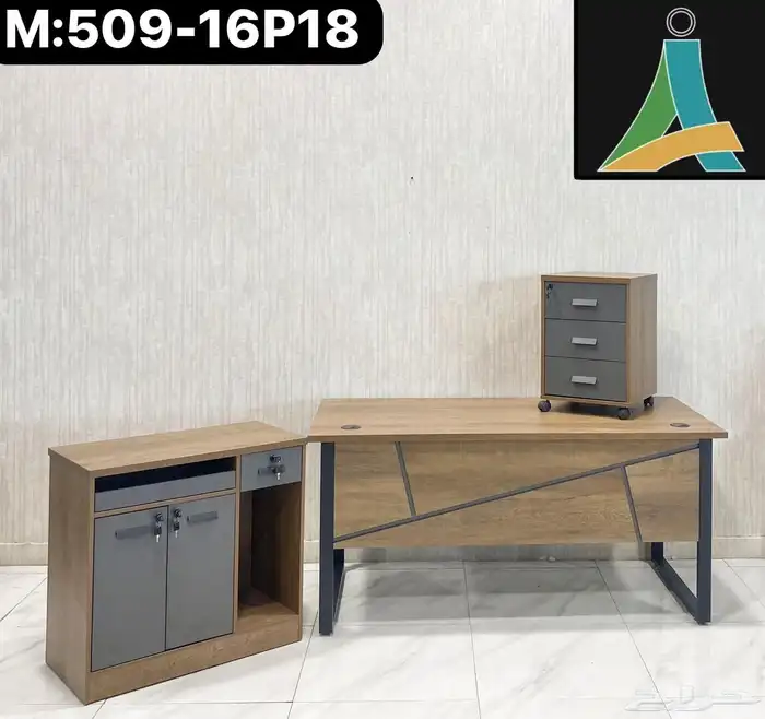 office furniture مكتب سكرتير دولاب كراسي و مكاتب طقم موظف 5
