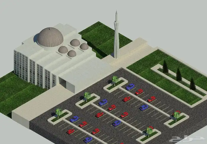 تصميم مسجد جامع تصميم واجهات مخططات معمارية تصميم داخلي 2