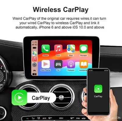 قطعة ابل كاربلاي لتحويل الشاشه اندرويد Apple carplay 4