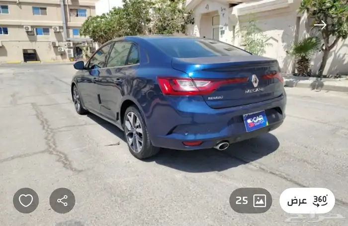 سيارة رينو ميجان 2018 فل اوبش 5
