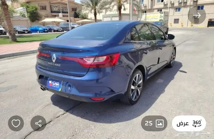 سيارة رينو ميجان 2018 فل اوبش 3