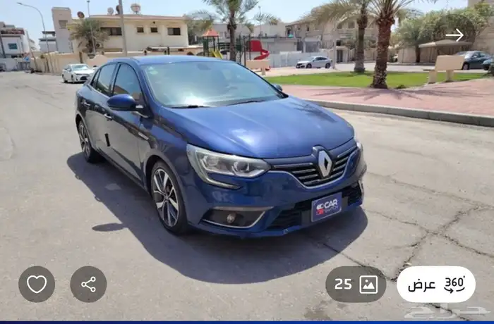 سيارة رينو ميجان 2018 فل اوبش 1
