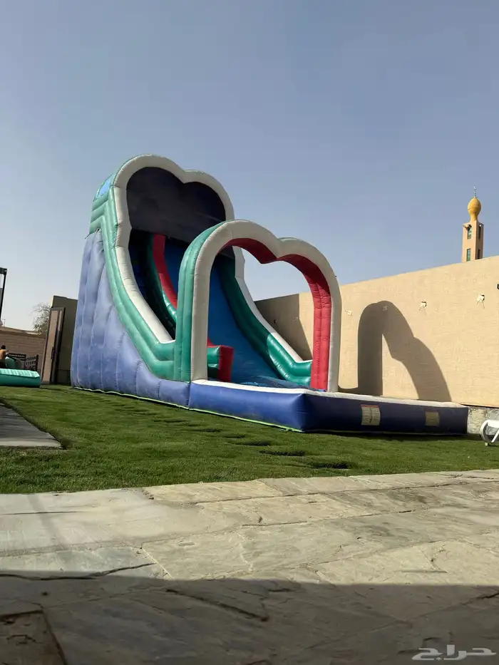 زحليقة مائية نطيطة مائية ملعب صابوني 4