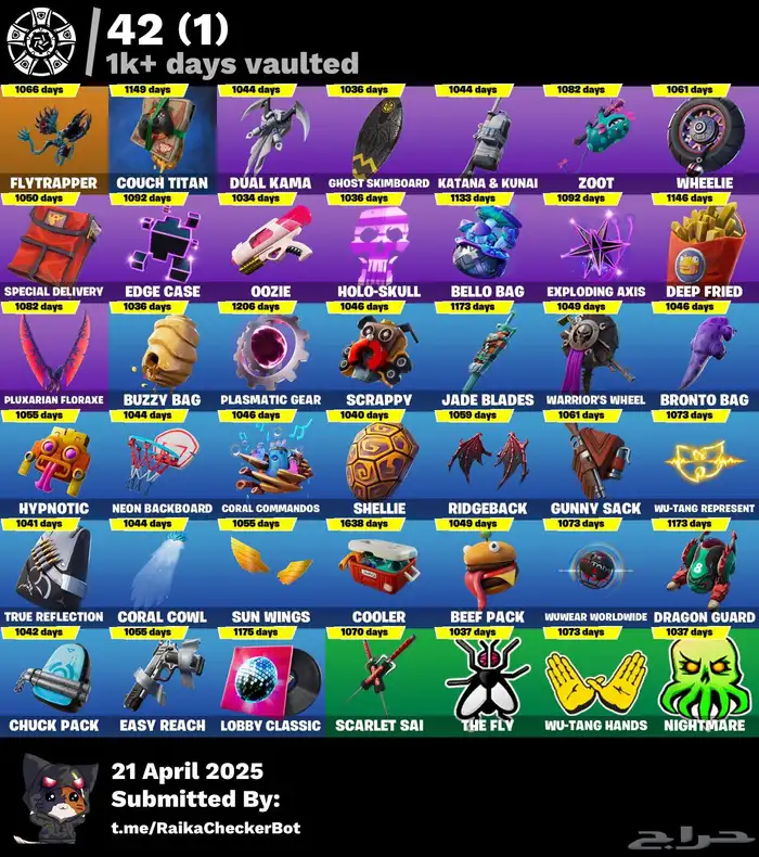 حساب فورت 11