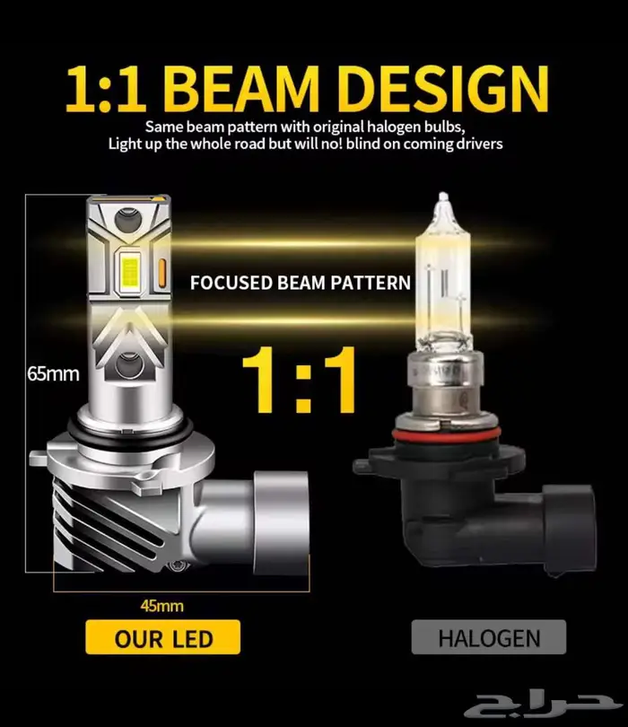 Led ليد للشفر 9005 H11 3