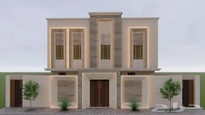 تصميم ثلاثي الابعاد 3D قصور وفيلا وتجاري 21