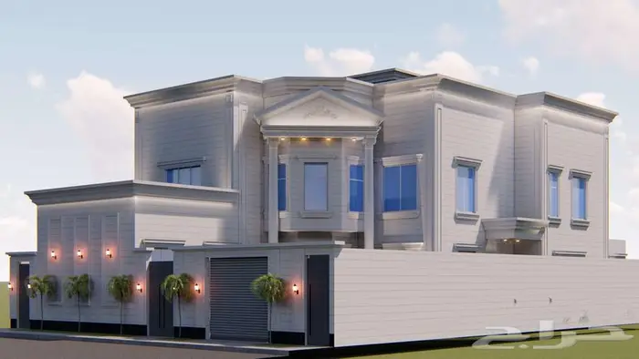 تصميم ثلاثي الابعاد 3D قصور وفيلا وتجاري 19