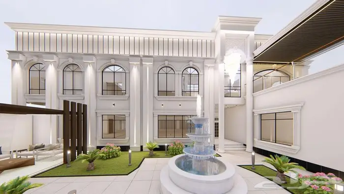 تصميم ثلاثي الابعاد 3D قصور وفيلا وتجاري 12