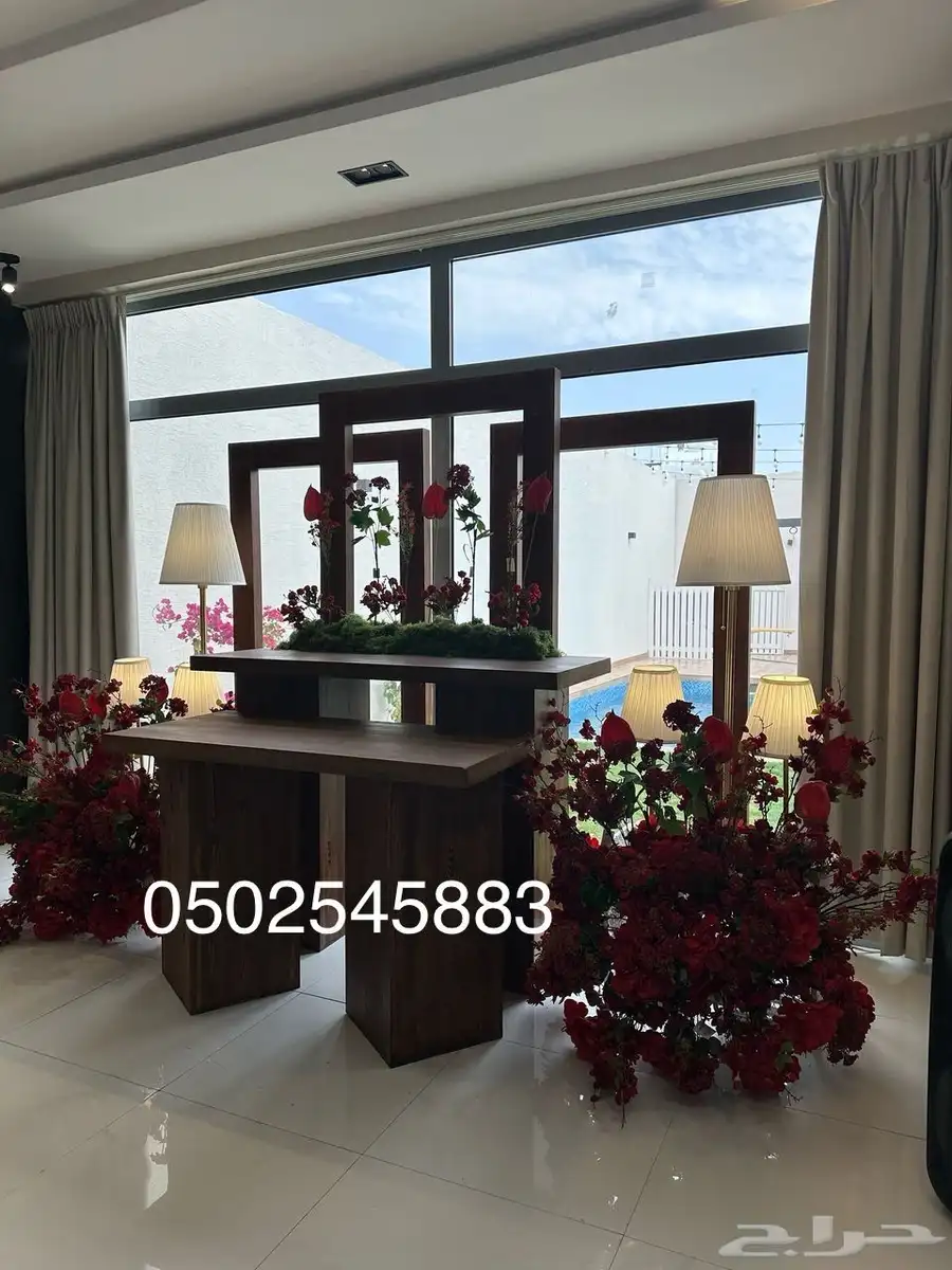 مداخل استقبال كوش طاولات عشاء طاولات بوفيه 6