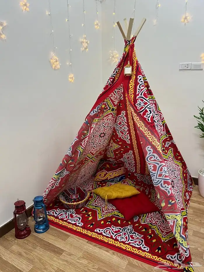 خيمه رمضان وأجواء الصيام جديده ونظيفه استخدمت استخدام خفيف 0