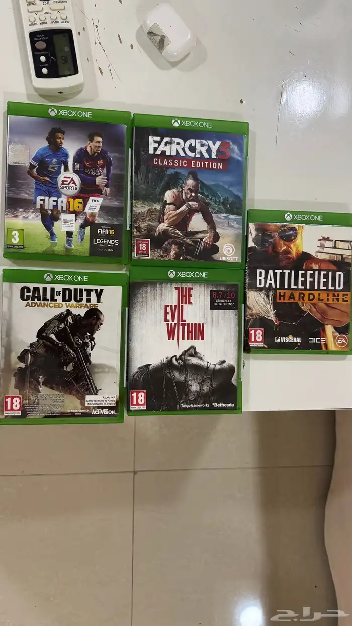 اكس بوكس مع 5 CD 0