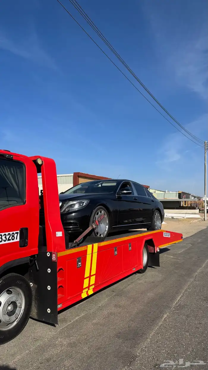 سطحه داخل أملج وخارجها لنقل سيارات المتعطله والجديده 2