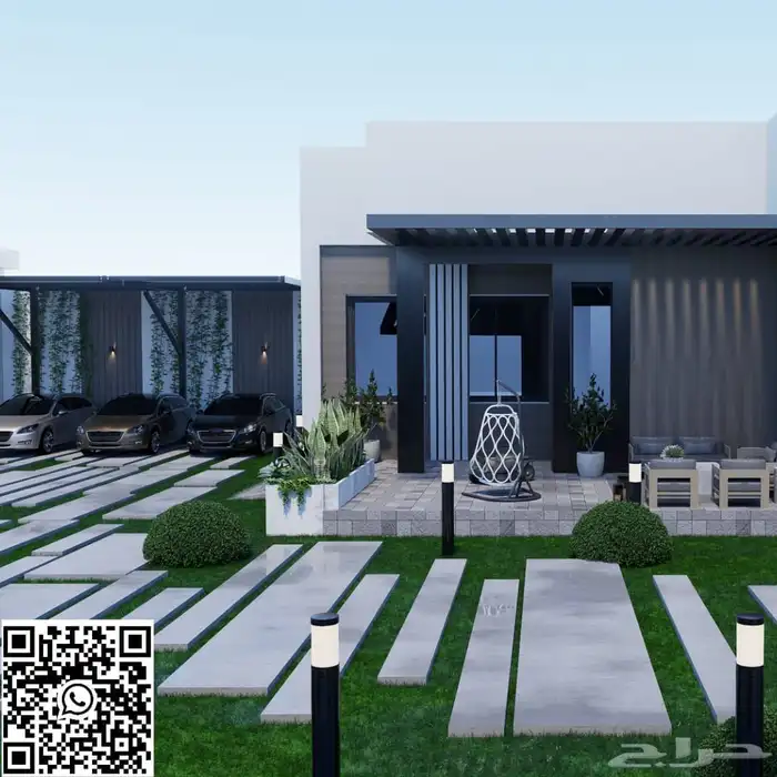 تصميم داخلي وتنفيذ لاندسكيب بجودة عالية في عسير 2