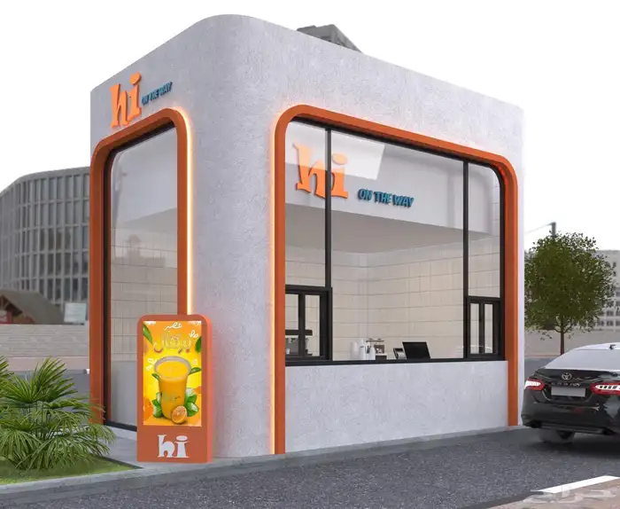 تفصيل كشك قهوه درايف ثرو 8