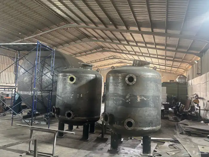 تنكات محطات تحلية المياه مصنوعة حسب كود ASME 2