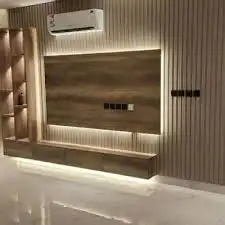 ديكورات غرف نوم  ديكورات منازل  ديكور شاشة  خشب  بديل الرخام 5