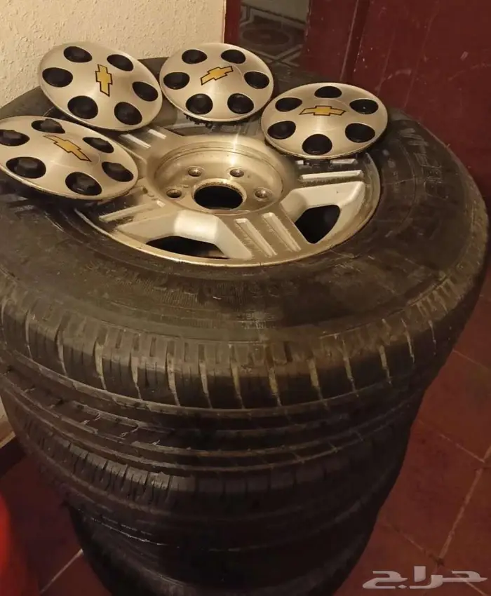 كفرات وجنوط سيارة جمس وكالة نظيفة 1