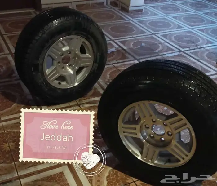كفرات وجنوط سيارة جمس وكالة نظيفة 5