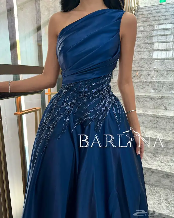 فستان سهرة كحلي 0