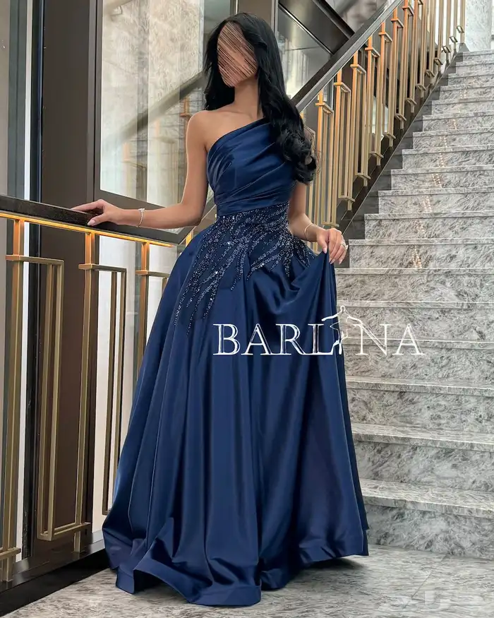 فستان سهرة كحلي 1