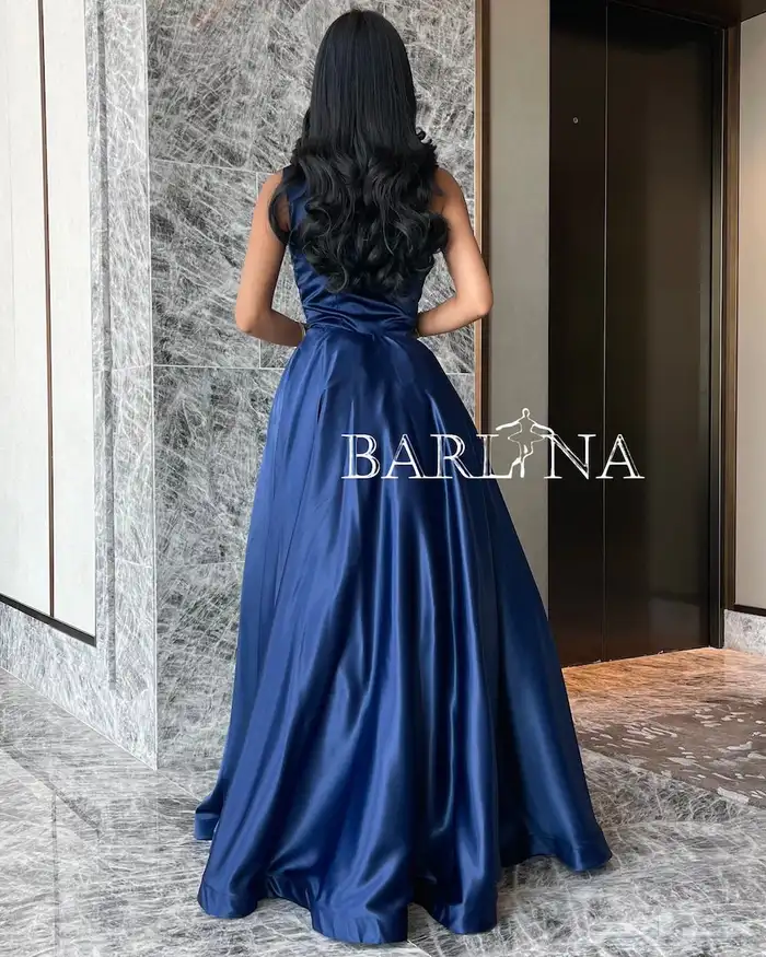 فستان سهرة كحلي 3