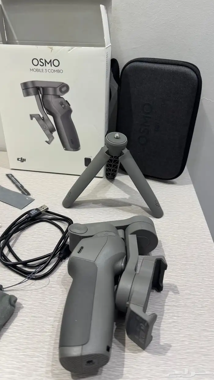 مثبت كاميرا تصوير   dji osmo mobile 3 combo 3