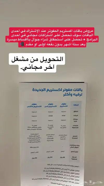راوتر فايف جي   باقات مفوتره 1
