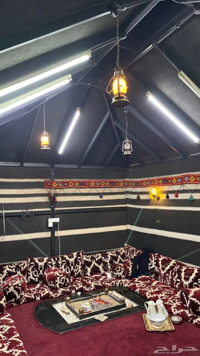 مشب للبيع كامل اغراضه 0