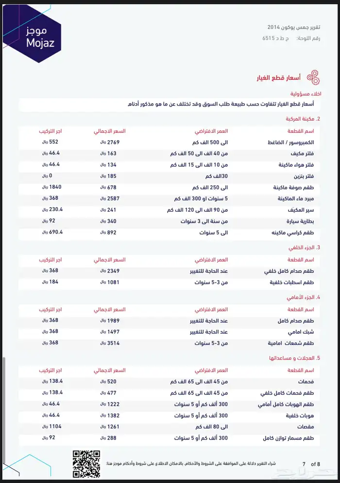 جمس 2014 سعودي قصير ماشي 228 الف 10