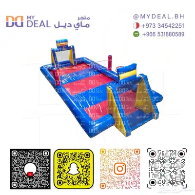 مصنع نطيطات وزحاليق وملاعب صابونية   ضمان وجودة   شحن مجاني 2