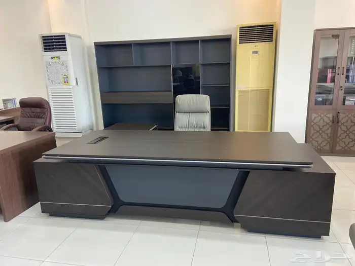 مكاتب إدارة مودرن اثاث طقم مكتب فخم كبير طويل مكتب مدير طقم 1