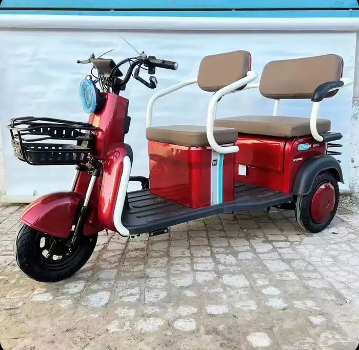 سكوتر عائلي كبير جديد كهربائي او تكتوك كهربائي شامل التوصيل 0