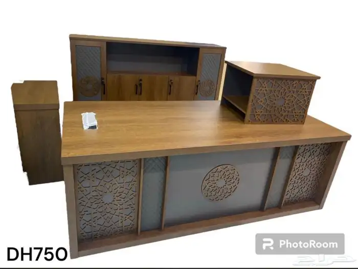 مكاتب إدارة مودرن اثاث طقم مكتب فخم كبير طويل مكتب مدير طقم 54