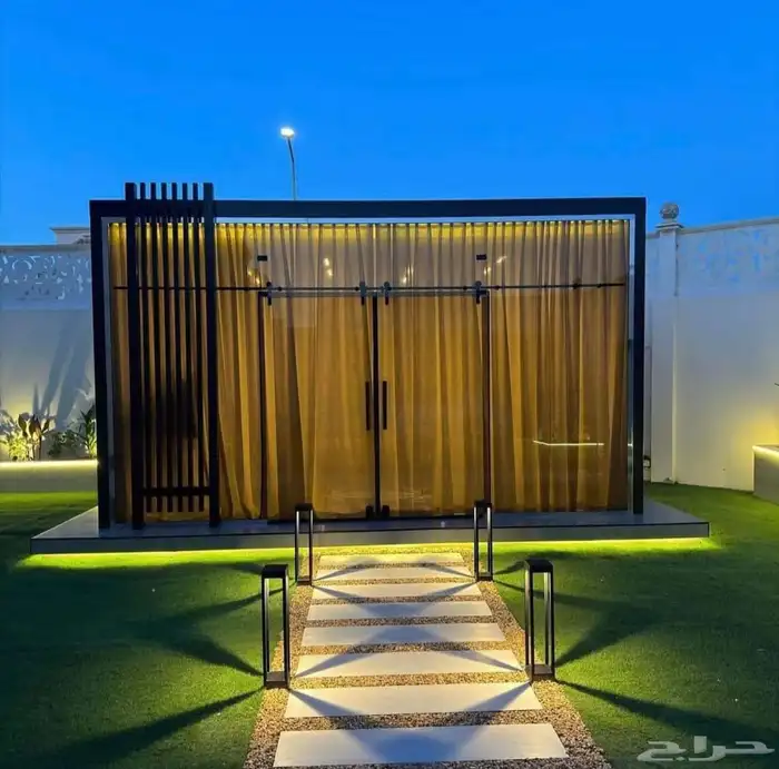 تنفيذ جلسات خارجيه ومجالس زجاج 2