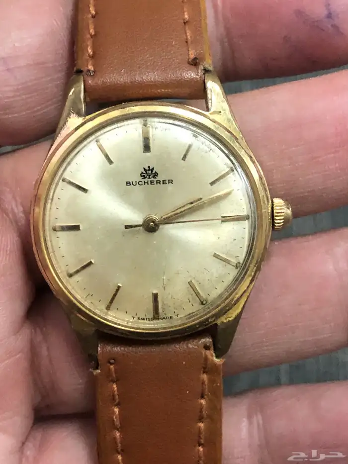 ساعة اصلية سوسرية تراثية BUCHERER 4
