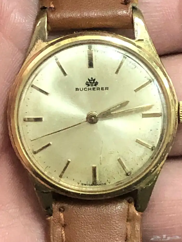 ساعة اصلية سوسرية تراثية BUCHERER 1
