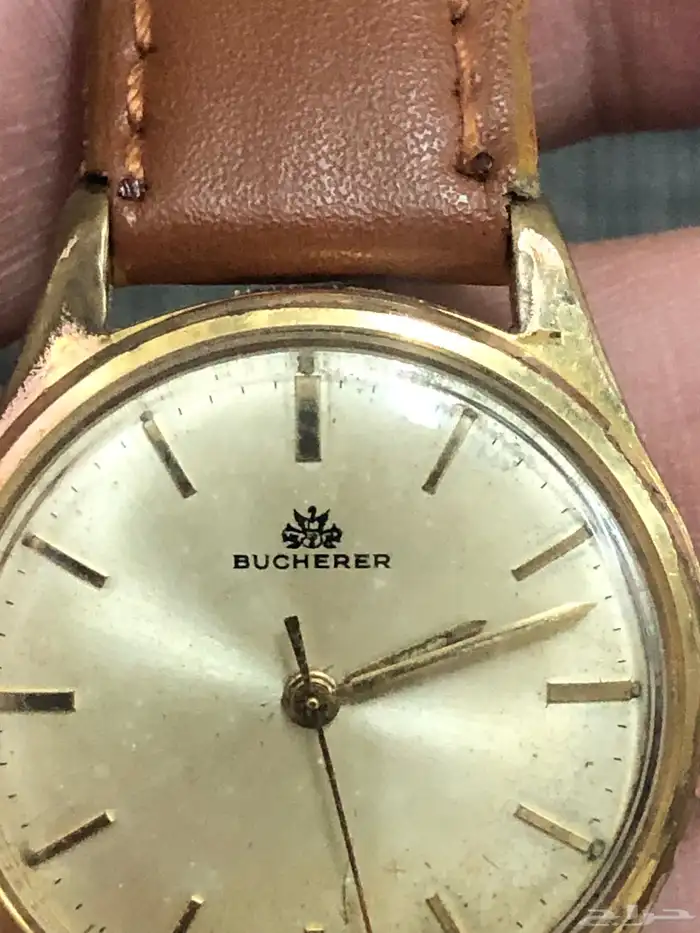 ساعة اصلية سوسرية تراثية BUCHERER 6