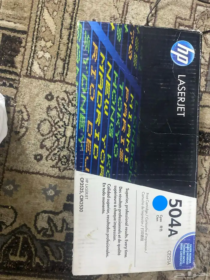 حبر طابعه جديد 504 ازرق لم يستخدم من قبل 3