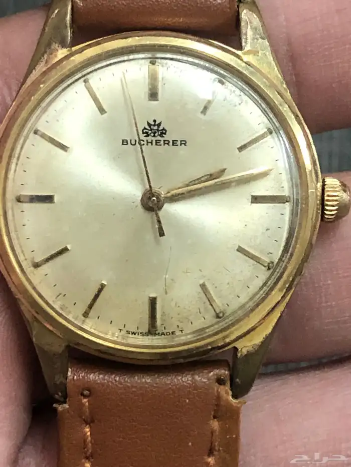 ساعة اصلية سوسرية تراثية BUCHERER 3