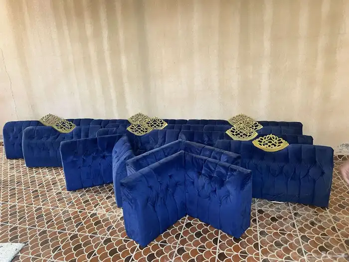 مخاد مجلس 12 قطعه نظيفة الاستخدام ماعليها سوم 0