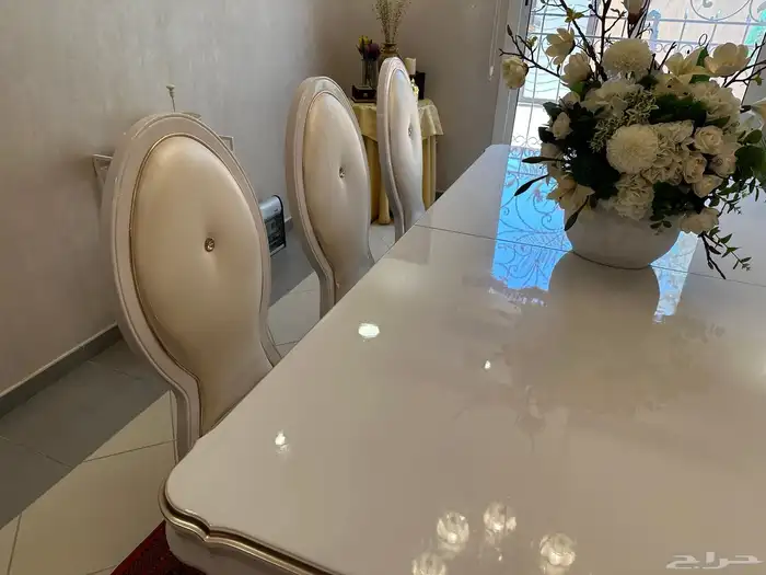 طقم طاولة طعام 10 كراسي للبيع 4